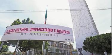 Centro Cultural Universitario Tlatelolco,sede del tercer y último debate presidencial a donde en unas cuantas horas asistirán los aspirantes a ocupar la presidencia de México en el periodo 2024-2030