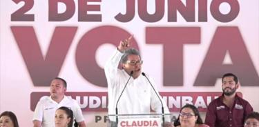 El coordinador de Enlace Territorial de la campaña de Claudia Sheinbaum Pardo, Ricardo Monreal, sostuvo que la aspirante presidencial fue la mejor en el debate presidencial del pasado domingo