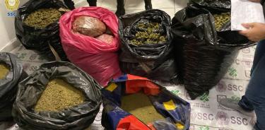 Aseguran más de 200 kilos de marihuana durante operativo en la colonia Morelos