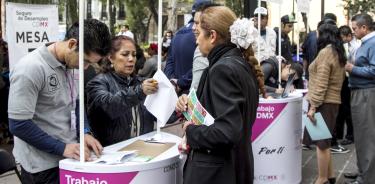 La Población Económicamente Activa entgre enemero y marzo fue de 60.7 millones de personas/