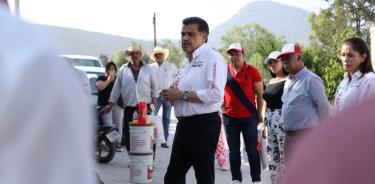 Francisco Olvera Ruiz, candidato a diputado federal por el sexto distrito de Pachuca de la alianza PRI, PAN y PRD, alertó que las cosechas de maíz en el Valle del Mezquital están en riesgo debido a la sequía