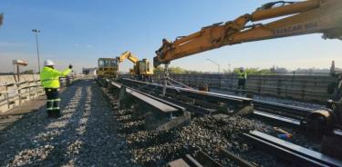 Obras en Línea 9 del Metro