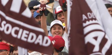 Cierre de campaña de la candidata a la presencia por parte de partido Morena, Claudia Sheinbaum