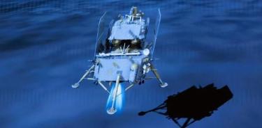 Aterrizaje de la sonda Chang'e-6 en la cara oculta de la Luna.