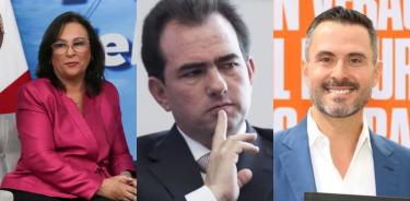 Los tres candidatos a la Gubernatura de Veracruz acudieron a votar.