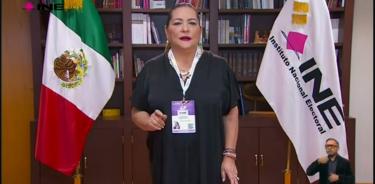 Guadalupe Taddei, consejera presidenta del INE, aseguró que la jornada será histórica por la participacicón ciudadana.