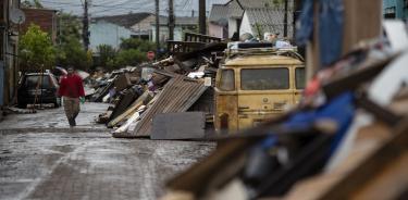 Afectaciones en Porto Alegre después de las inundaciones. EFE