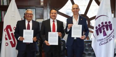 Consejería Jurídica y Consejo Ciudadano firman convenio para impulsar cultura cívica en CDMX