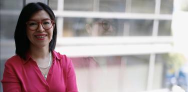 Nayeli Roldán, posando en la entrevista de EFE.