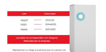 Cofepris emite alerta para evitar el uso de medicamento para tratar el glaucoma, y verificar el número de lote, para evitar usar un producto falso