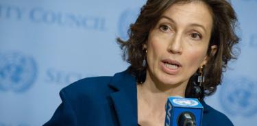 La directora general de la Unesco, Audrey Azoulay.