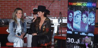 Fey y Ana Bárbara en la presentación de Dancing Queens.