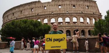 Las temperaturas en El Coliseo de Roma llegaron a los 50 grados Celsius/