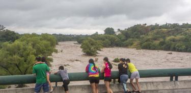 La tormenta tropical Alberto provocó la crecida del Río Santa Catarina, en Nuevo Léon/ CUARTOSCURO/