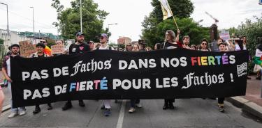 Manifestación en París contras los 