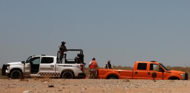 Un grupo de migrantes fueron rescatados en el desierto el pasado 27 de junio en Ciudad Juárez Chihuahua/