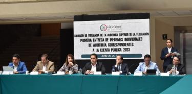 La Comisión de Vigilancia de la ASF en la Cámara de Diputados recibe el Informe de la Cuenta Pública 2023.