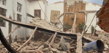 En menos de tres horas la Iglesia de San José Obrero colapsó/