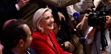 La líder de la extrema derecha francesa, Marine Le Pen