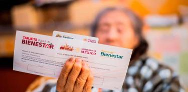 Pago de pensiones del Bienestar a adultos mayores