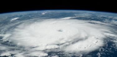 Huracan beryl vista desde el espacio