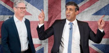 Rishi Sunak y Keir Starmer previo a las elecciones para renovar el Parlamento