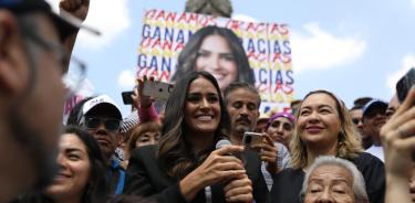 Rojo se encontraba en una concentración de vecinos que demandaban a la autoridad electoral que no le faltara al respeto a su decisión en las urnas.