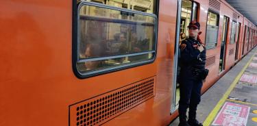 Refuerzan seguridad en el Metro