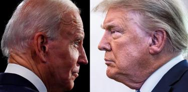 El presidente Joe Biden y (todavía) candidato demócrata y Donald Trump