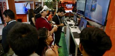 Personas participan en la inauguración del Smart City Latam Congres en la ciudad de Mérida, en Yucatán/