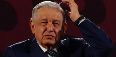 Andrés Manuel López Obrador en su conferencia mañanera