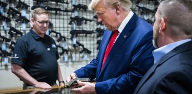 Donald Trump es un acérrimo partidario de la venta libre de armas en Estados Unidos