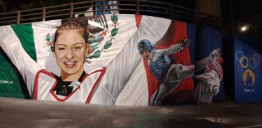 Coloca SOBSE 35 murales en Periférico Norte para rendir homenaje a los atletas mexicanos de París 2024