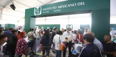 En la feria de las Afores 24, el IMSS brindó asesorías gratuitas respecto a diversos trámites en el instituto y orientación de cuidado a la salud