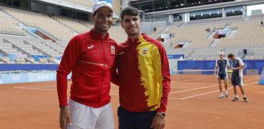 Nadal y Alcaraz ya entrenaron este martes en París