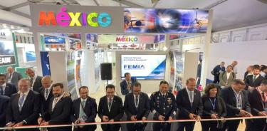 La cancillería inauguró inauguró el Pabellón México en la Feria Farnborough International Airshow 2024, en Reino Unido