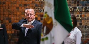 Enrique Alfaro, gobernador de Jalisco, recibió en junio pasado su mejor calificación en el sexenio/