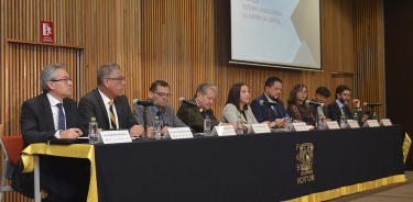 Los académicos participaron en la Mesa Cinco Justicia Local, de los Foros Reforma Constitucional en Materia de Justicia.