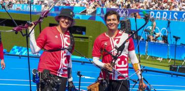 Alejandra Valencia y Matías Grande se despiden de París en el equipo mixto