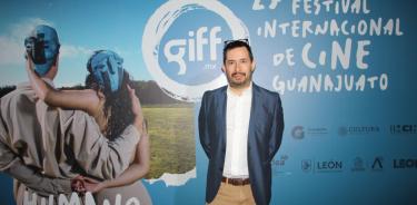 Imagen del cineasta durante la 27 edición del GIFF