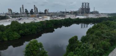 Refinería Olmeca, o Dos Bocas, en Paraíso, Tabasco, ya produce combustibles para ael consumo interno.