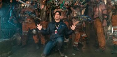 El cineasta Eli Roth promocionando Borderlands.