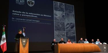 Leonardo Lomelí impartió la conferencia “Estado de la educación en México: retos y perspectivas”, como parte del inicio de la Cátedra Inaugural del Curso Académico de la Universidad Anáhuac.