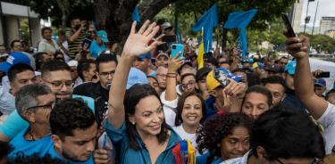 María Corina Machado mantiene el apoyo de la comunidad internacional/