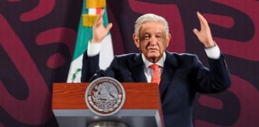 El presidente Andrés Manuel López Obrador, este jueves en Palacio Nacional/CUARTOSCURO/