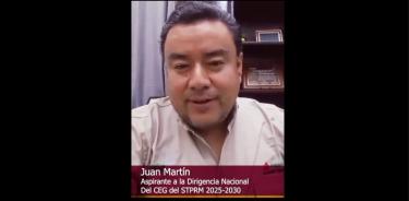 Juan Martín, Aspirante a la Dirigencia Nacional del CEG del STPRM.