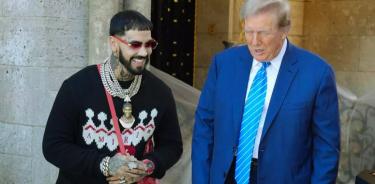 Anuel AA visita a Trump.