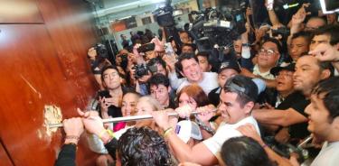 Manifestantes irrumpieron en el pleno del Senado cuando estaba la discusión de la Reforma al Poder Judicial