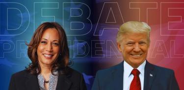 Kamala Harris y Donald Trump intercambian señalamientos en eld ebate presidencial