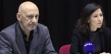 Los fundadores y directores del teatro, Jorge de Juan y Paula Paz.